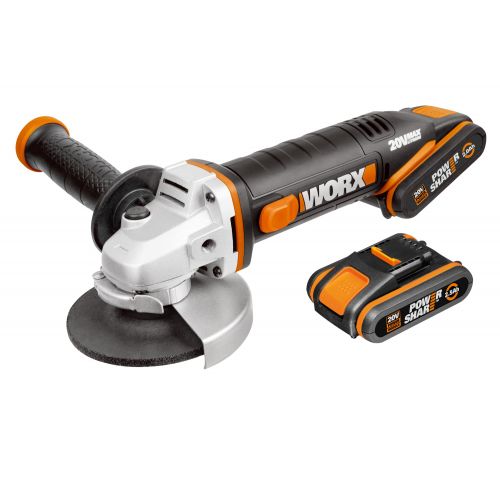 Worx WX800 - Amoladora 115mm 20V 2.0Ah (2 bat)